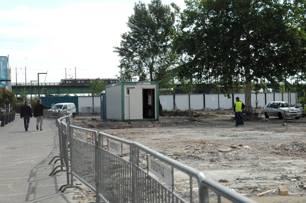 Ограда око рушевина у Савамали